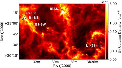 The Perseus Molecular Cloud In Herschel Column Density André Et Al