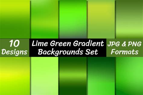 Lime Green Gradient Backgrounds Graphic by VYCstore · Creative Fabrica