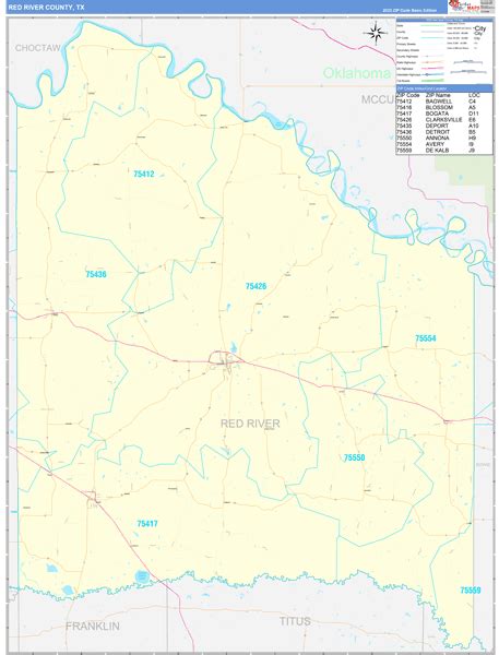 Maps Of Red River County Texas