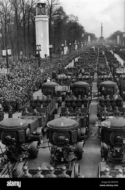 Military Parade Of The Wehrmacht On The Occasion Of Hitlers Birthday