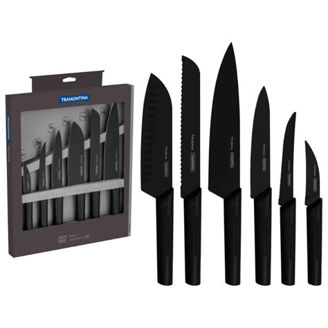 6pc Nygma Knife Set Tramontina