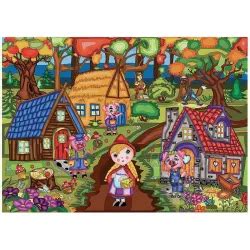 Comprar Puzzle Jacarou Tres Cerditos Amigables De 1000 Piezas