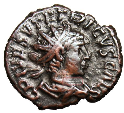 Ef Tetricus Ii Ae Antoninianus Spes With Flower Ric 270 Authentic