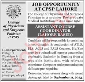 College Of Physician Surgeon Pakistan CPSP Jobs 2023 2024 Job