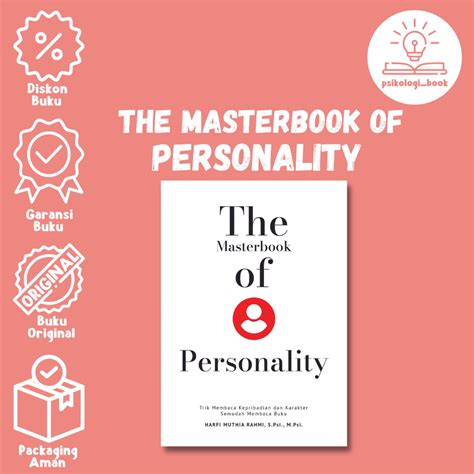 Jual The Masterbook Of Personality Trik Membaca Kepribadian Dan