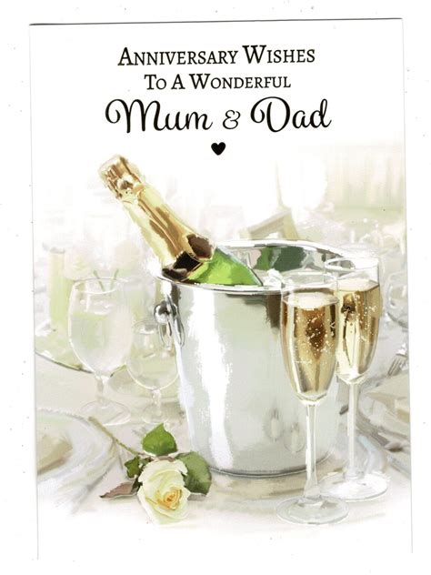 Mum And Dad Anniversary Card Anniversary Wishes To A Wonderful Mum And