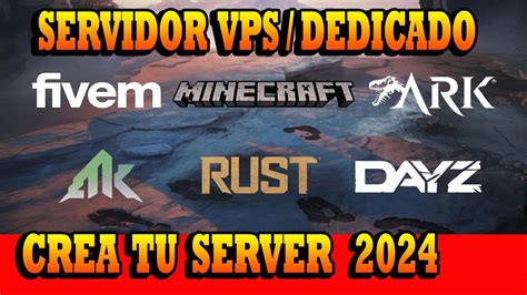 Cómo Crear y Configurar Servidores de Juegos Fivem Rust DayZ