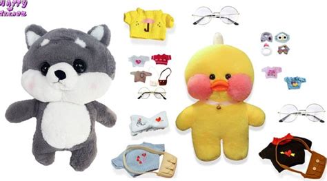 Happy Trendz Duo Voordeel Kawaii Knuffel Set Cafe Mimi Lalafanfan