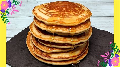 Pancakes Tortitas Americanas Receta fácil y rápida YouTube