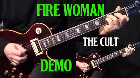 Performance How To Play Fire Woman On Guitar By The Cult Rhythm And Solo Guitar Lesson