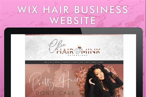 Hair Extension Website Templates