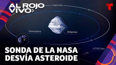 NASA Revelan animación que muestra choque de sonda contra asteroide