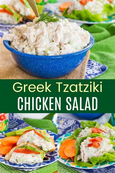 Greek Tzatziki Chicken Salad Recipe Cupcakes Kale Chips