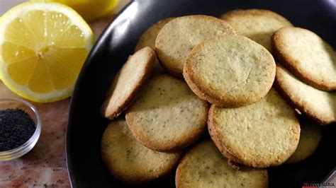 Video Bolachas de limão sementes de papoila Receita fácil