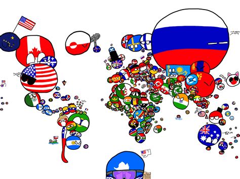 Polandball Map Of The World 2018 - Lake George Florida Map