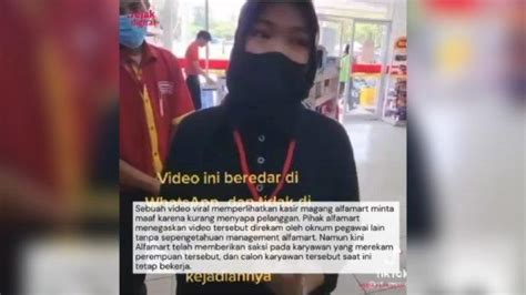 Viral Karyawan Magang Alfamart Kena Marah Senior Gegara Lupa Salam