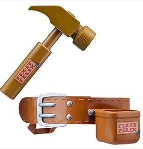 Amazon.com: Wreck-It Ralph Fix-it Felix Jr. Belt and Hammer Set: Toys & Games