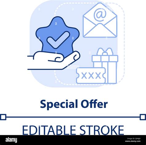 Special Offer Light Blue Concept Icon Stock Vector Image And Art Alamy