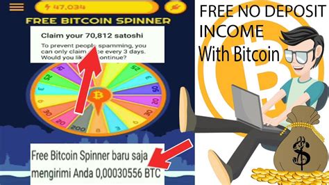 Free Bitcoin Spinner Claim Earn Satoshi Work Youtube