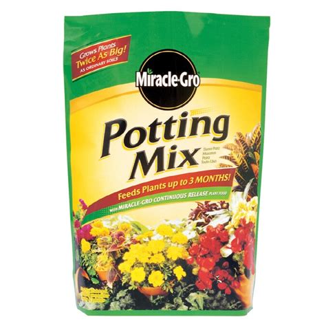 Miracle Gro 8 Quart Potting Soil Mix In The Soil Department At