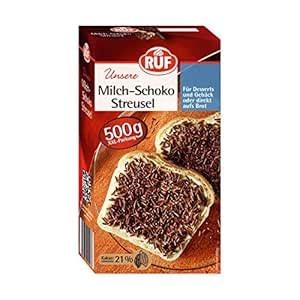 RUF Milch Schoko Streusel Schokoladen Streusel ideal für aufs Brot