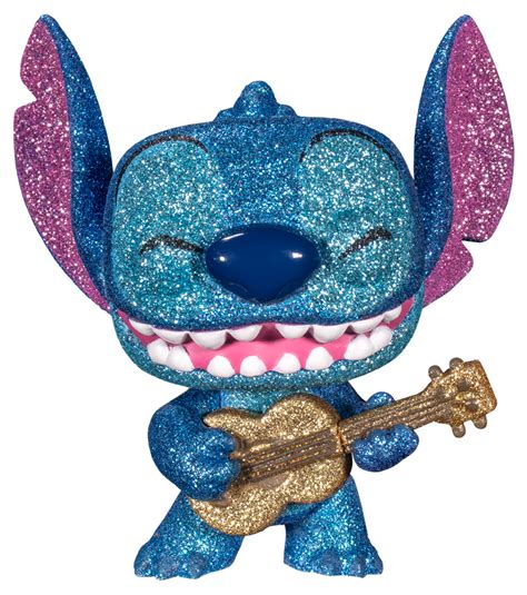 Funko POP! Disney Lilo & Stitch #1044 Stitch With Ukulele (Diamond Collection) - New, Mint Condition