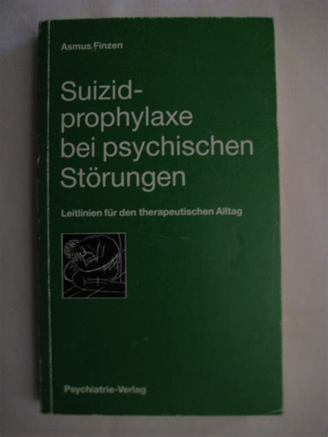 ISBN 3884141104 Suizidprophylaxe bei psychischen Störungen