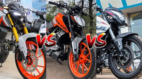 2024 New Yamaha MT 15 VS KTM Duke 200 VS Bajaj Pulsar NS 200Fully