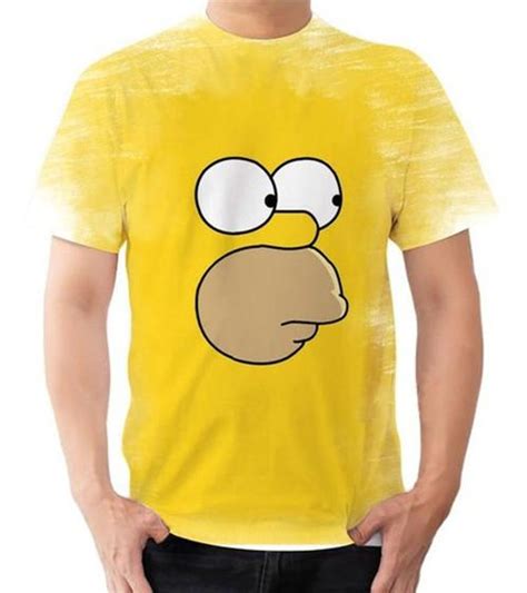 Camisa Camiseta Personalizada Homer Simpson Desenho 9 Estilo Vizu