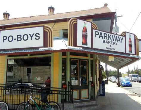 Parkway Bakery & Tavern Menu, Menu for Parkway Bakery & Tavern, Bayou ...