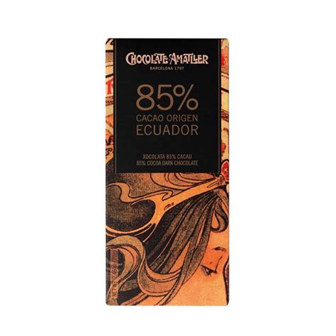 Amatller Origins Cacao Ecuador Chocoladereep 85% - 70 gram - Delicious