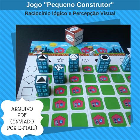 Jogo Pequeno Construtor Arquivo Digital Oficina Caminhos Do Saber