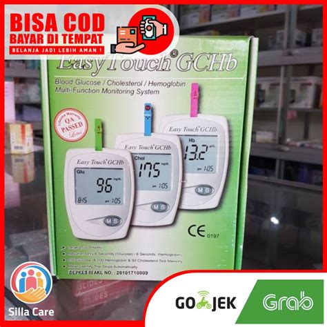 Jual Easy Touch Gchb Alat Tes Cek Pengukur Gula Darah 3 In 1 Kolesterol Hb Hemoglobin Easytouch