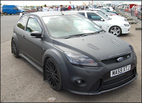 Ultimate Street Car Matte Black Wrap Ford Focus Rs Flickr