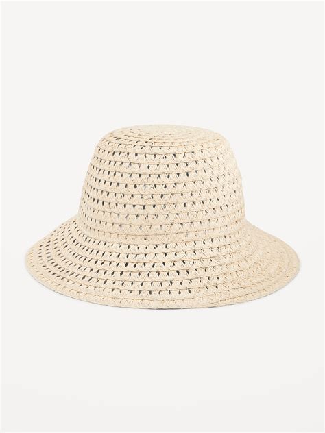 Straw Bucket Hat For Women Old Navy