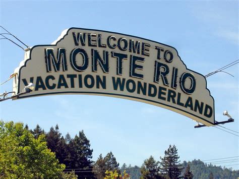 Geographically Yours Welcome: Monte Rio, California