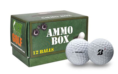 Bridgestone Tour B Rx Golf Balls Ammo Box