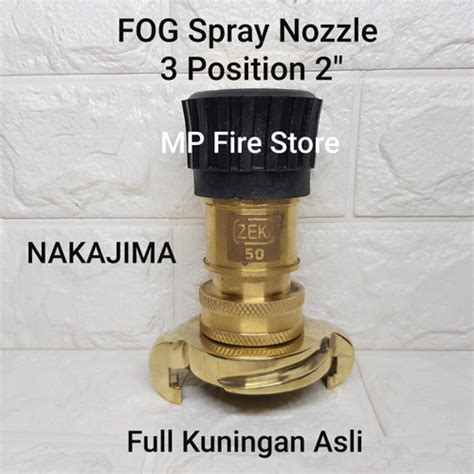 Jual Fire FOG Nozzle NAKAJIMA 2 In Jet Spray Variable 3 Position