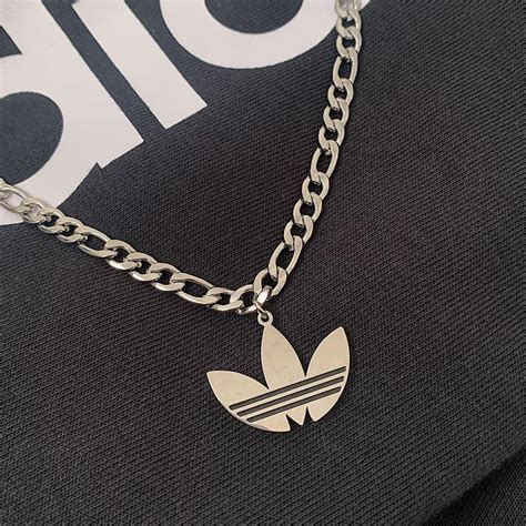 TREFOIL. Silver Adidas Necklace | Westwood & Hyde Jewellery UK