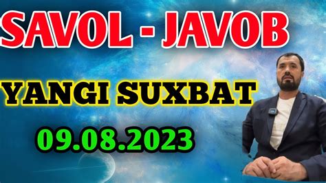 Savol Javob Abror Muxtor Aliy Youtube