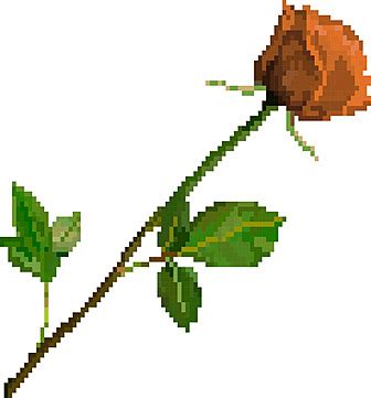 Pixel Roses PNG Transparent Images Free Download | Vector Files | Pngtree