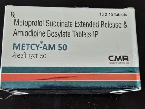 Mg Metoprolol Am Succinate Extended Release Amlodipine Besylate