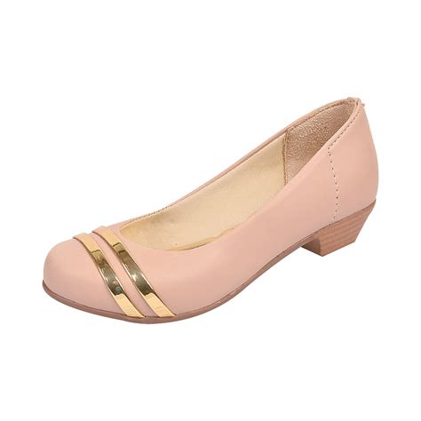 Sapatilha Salto Infantil Menina Tiras Douradas Nude Shopee Brasil
