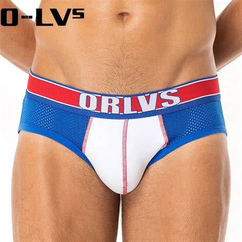 Cmenin Orlvs Men Underwear Briefs Underwear Men Breathable Mesh Gay