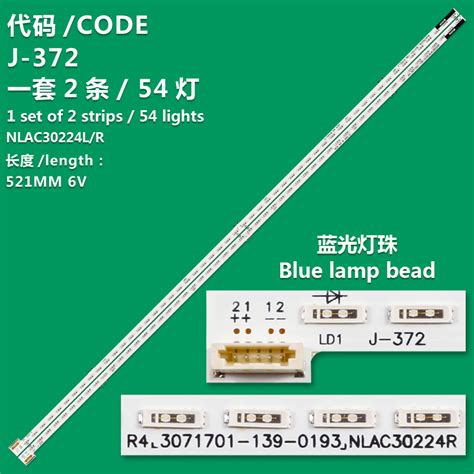 J New Lcd Tv Backlight Strip L A Nlac L R For Sony Kdl