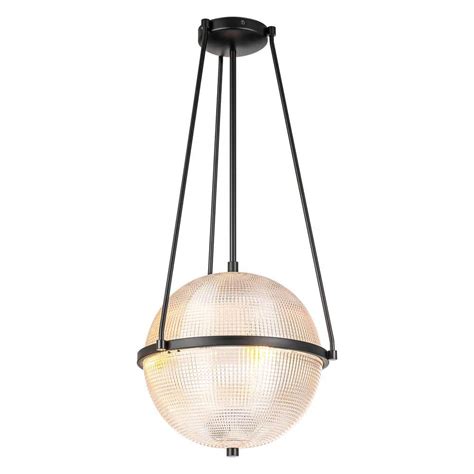 Rrtyo Warrenton Watt Light Matte Black Modern Globe Pendant Light