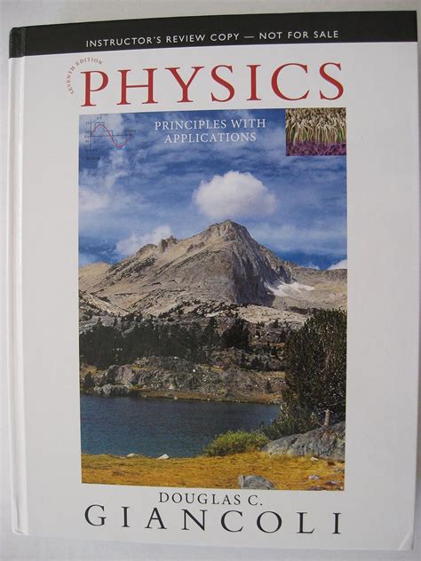 Physics Principles With Applications 7th Edition Giancoli Douglas