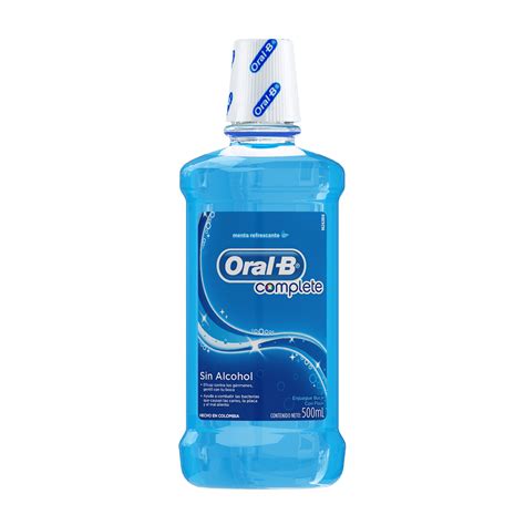 Enjuague Bucal Oral B Complete Menta Refrescante X 500 Ml Casa Florian