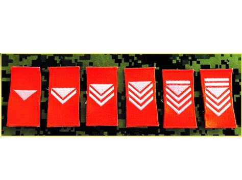 pcg rank patches computerized fully embroidered original rank patch
