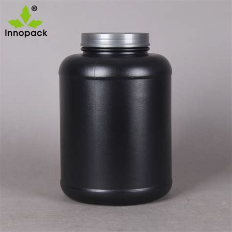 L Hdpe Protein Powder Jar With Spoon China Supplement Bottle And